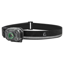Lighthouse Mini Rechargeable Headlight ? 5 Lighting Modes up to 400 Lumens with 180? Tilting LED, Black, Grey