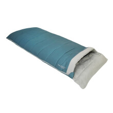 Vango Kanto Single Sleeping Bag, Blanket Sleeping Bag, Dark Blue, Single