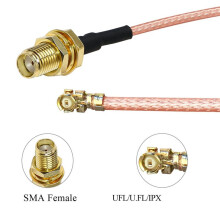 15 Pcs SMA Connector Cable Female to UFL/U.FL/IPX/IPEX RF or NO Connector Coax Adapter Assembly RG178 Pigtail Cable