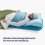 Sea to Summit - Comfort Blend Sleeping Bag Liner - Rectangular 185cm x 80cm - Tiny Pack Size - Easy Care Bio-based Fabric & Odor Control - For 4