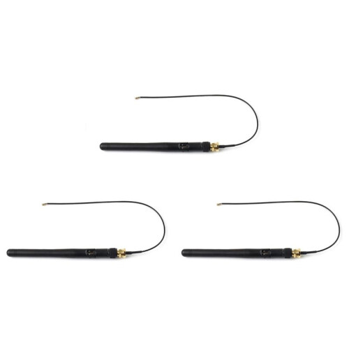 3X Waveshare Compute Module 4 Antenna Kit for Use with Raspberry Pi Compute Module 4, Supports 2.4G/5G WiFi