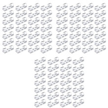 300PCS Cable Clips Cable Tidy Wire Holder with Strong Self Adhesive Pads Plastic Cord Management Organiser Transparent