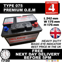 BMW 3 SERIES 316 318 E36 E46 CAR BATTERY 065 075 12V 50AH XTRAHEAVY DUTY 24HRDEL