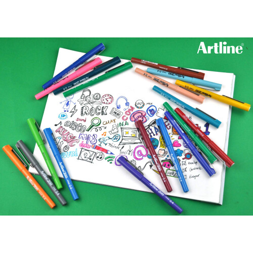 Artline 200 Technical Drawing Fineliner - Apricot 2
