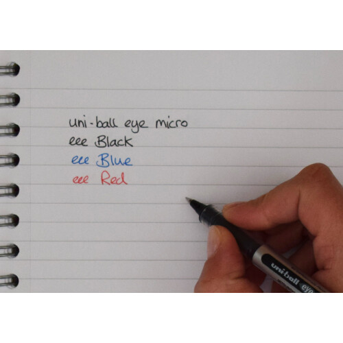 Uni-Ball uni-ball Eye Micro UB-150 Rollerball Pen - Blue, Pack of 5 2