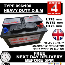 FORD MONDEO DIESEL CAR BATTERY 096 100 12V HEAVY DUTY SEALED 1.8 2.0 TD TDCI ÂÂ