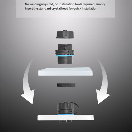 8PCS RJ45 Panel Mount Coupler, IP68 Shielded Industrial Panel Mount Ethernet LAN Through Connector for CAT6/CAT5E/CAT5 2
