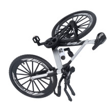 Spielzeug Rennrad Modell Legierung Schwarz/Weiß
