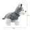Cachorro robô de pelúcia eletrônico interativo com som e sensor de toque, late e anda, presente para crianças e bebês, aniversário. 2