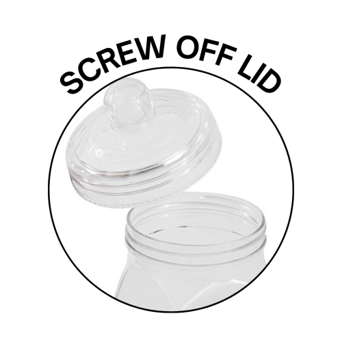 Rectangular Sweet Jar 1150ml Clear Plastic Tub Screw Top Lid Biscuits Storage 1