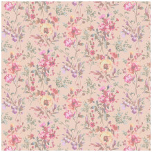 AS Creation Cosmopolitan Petal Poetry Pink Vinyl Wallpaper Paste The Wall