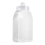 Rectangular Sweet Jar 1150ml Clear Plastic Tub Screw Top Lid Biscuits Storage 1