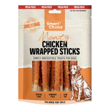 Pack of Wrapped Sticks Dog Treats Chicken Puppy Pet Dental Chew Snack Low Fat