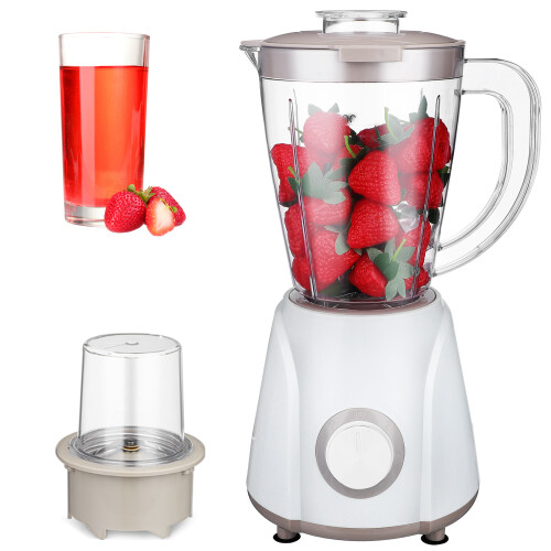 White Plastic Juice Maker Multifunctional 3-Gear Electric Juicer