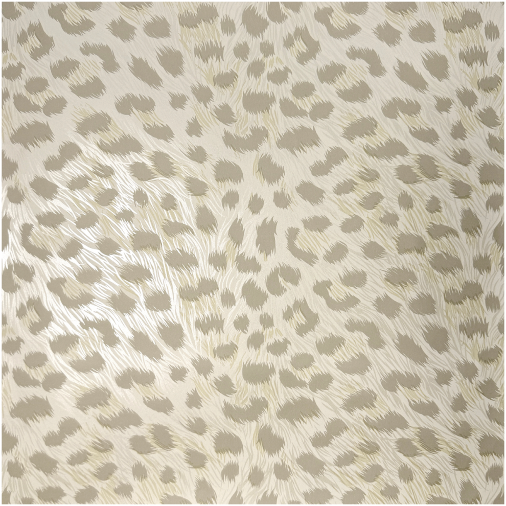 Animal Print Wallpaper Taupe Cream Fur Effect Leopard Spots Modern Feature Wall 5056657555412
