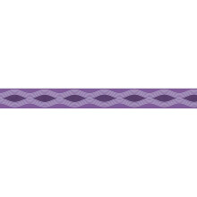 Retro Wave Wallpaper Border Self Adhesive Purple Textured Vinyl 5 Meter