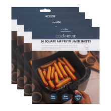 Air Fryer Liner Square Sheets Pack of 200 Heat Resistant Up To 230 Degrees