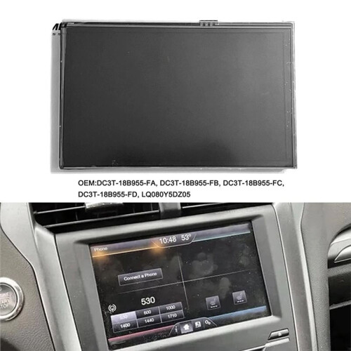 Monitor LCD com Tela Sensível Ao Toque de 8 Polegadas para Rádio, Compatível com para  Fusion Mustang Sync 2 2013-2016 (DC3T18B955FA e 1