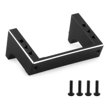 Aluminiumlegering Servobevestiging voor 1/24 LOSI Micro-B 2WD RC-Auto, Upgradebeugel LOS-1770S Zwart