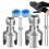 2PCS PVC Pipe Threading Tool Integrated Internal & External Pipe Threading Tool for 1/2'', 3/4'' Dies for Electric Drill 1