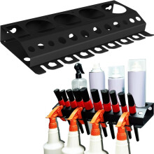 Bottle Storage Rack, Detailing Brush Organizer, SprayBottle Storage Rack, 3/8" Air Tool Holder, for Garage,Workspace