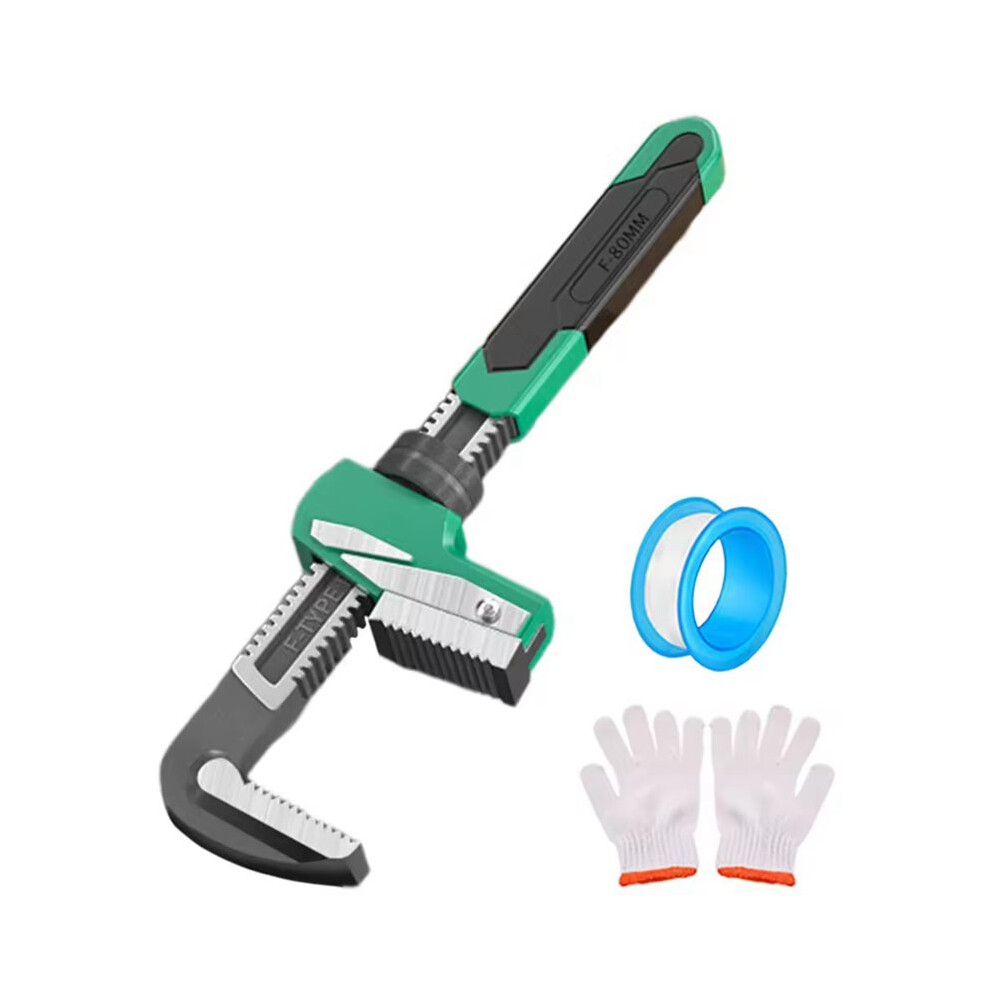 Ergonomic Wide-Jaw Adjustable Wrench Set For Home And Professional Use, 80Mm/130Mm 80Mm 4711824114052