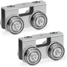P2750-EG 4 Wheel Light Duty Trolley Assembly for Use with All 1-5/8" P1000, P1001, P5000,P5001,P5500,Unistrut,Superstrut