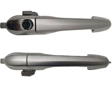 1Pair RHD Outside Exterior Door Handle Chrome 156073275 156073278 for 2001-2010 Front Door Handle Pull