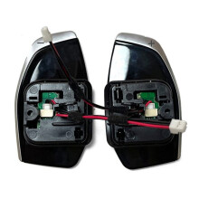 Steering Wheel Paddle Shift Cover with Extended Metal Paddles for A4 B9 A3 S3 A5 A6 C8