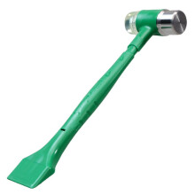 Multi-Purpose Rubber Hammer for Door and Window Installation, Woodworking Tool with Plastic Shovel 35mm