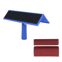 Drywall Sandpaper Holder Set with 10 Sandpapers for Wall and Ceiling Smoothing Self Adhesive Putty Tool