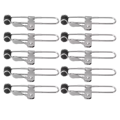 10PCS Lever Action Grid Clamp Multifunctional Stainless Steel Tile Mounting Clips Rust Proof Tile Mounting Clips