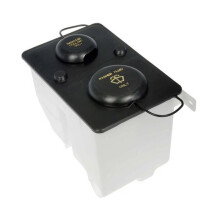 Front Coolant Reservoir Tank 603-212 E7TZ17618B for Bronco 1987-1996 Explorer 1991-1994 F150 F250 F350 1987-1997