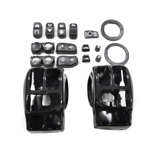 Handlebar Control  Housing Button Kit for  Road King Street Glide FLHX