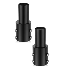 2Pcs Slip Fitter Light Pole Tenon Adapter for 3 Inch Round Pole Tenon Adaptor Outdoor 2 3/8 Inch Outdoor