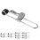 10PCS Lever Action Grid Clamp Multifunctional Stainless Steel Tile Mounting Clips Rust Proof Tile Mounting Clips 2