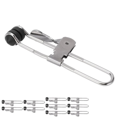 10PCS Lever Action Grid Clamp Multifunctional Stainless Steel Tile Mounting Clips Rust Proof Tile Mounting Clips 1