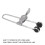 10PCS Lever Action Grid Clamp Multifunctional Stainless Steel Tile Mounting Clips Rust Proof Tile Mounting Clips 6