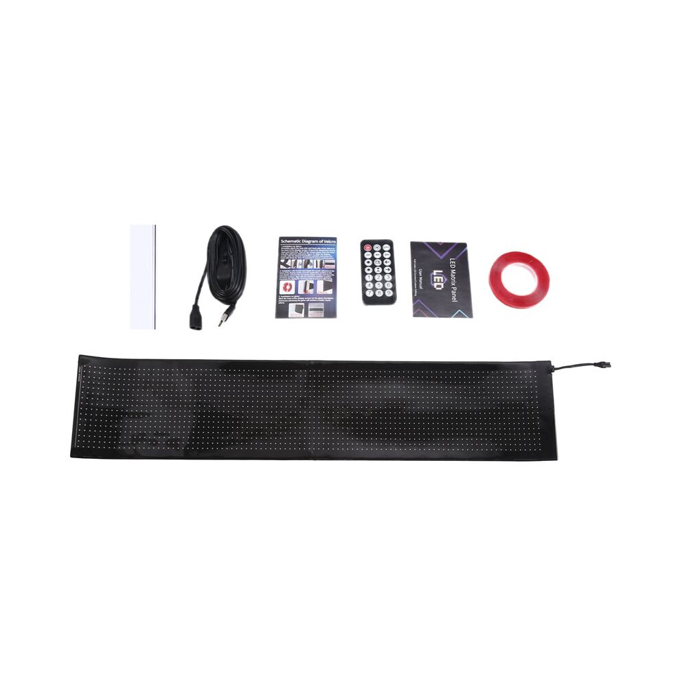 Scrolling Led Sign Programmable Led Sign App Control Bright Scrolling Text Car Christmas Advertising 4711540889753