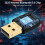 2Pcs USB Adapter  6.0 USB Dongle AAC Decoder Wireless Music Audio Receiver Transmitter for PC Mouse Keyboard 7