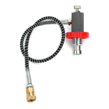 Adaptateur de Valve DIN pour Bouteille D'Air Comprimé CO2 HPA de Paintball, Valve de Remplissage 5/8 G pour Bouteille de Plongée PCP