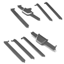 64229329579 Reparationssats för Luftutloppsblad för 5 6-Serie M5 F90 G30 G32 G38 2017-2025 Vänster