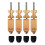 4pc for Flashforge AD5X Quick-Detachable Hotend Nozzle Quick Release Nozzle 0.25/0.4/0.6/0.8MM W/4 Silicone Socks 1