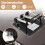 Professional 3-Hole Punch, 150 Sheet Capacity, Ergonomic Handle, Replaceable Cutter, Large Tray 7