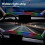 Car Atmosphere Light Multicolour Magic Ambiance Light 150cm Interior Decoration Light Remote + APP Control USB Light 10