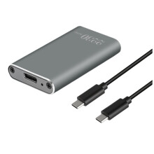 Gabinete para SSD M.2 NVMe - Case de Alumínio Tipo C 3.2 Gen2 10Gbps para SSD M.2 NVMe, Portátil e Externo, para SSD 2230