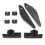 1 Set Slideway Ceiling Skylight Guide Rail Support for  Koleos HY 2008-2016 1