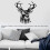 Rustic Iron Deer Wall Art - Strong Structure, Multi-Use Decor 4
