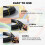 Cable Tie Tool for Fastening and Cutting, Adjustable Tension Control Zip Tie Tool Quick Tensioner 4