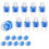 For HME Heat Moisture Exchange Filter in- Humidification Solution Unit HME Filter Replacement for Tracheostomy 20Pcs 1